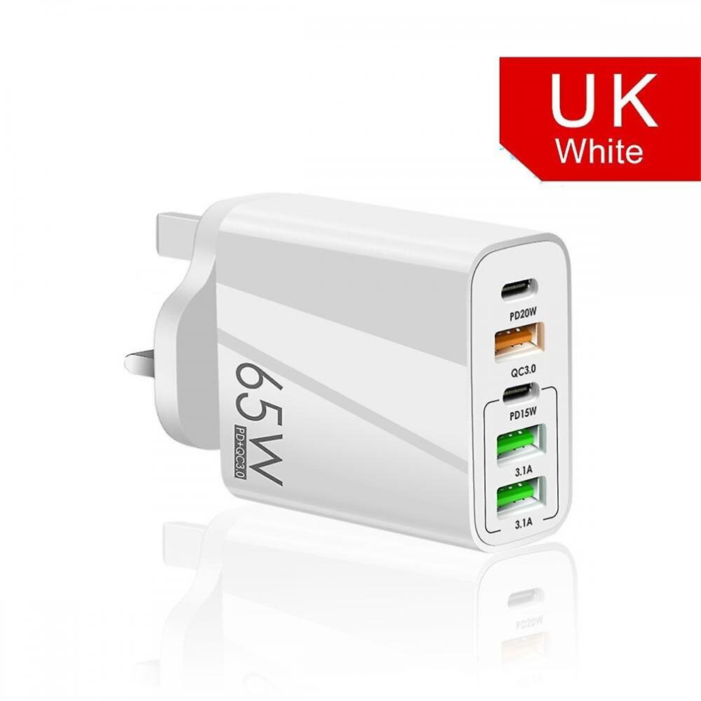 Usb C Charger Fast Charging 65w Type C Pd Qc30 Mobile Phone Adapter For