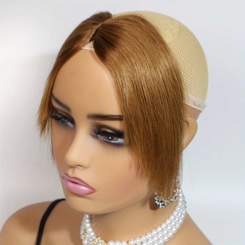 Clip In Bangs 100 Human Hair Wispy Bangs Clip In Hair Extensions Air Bangs Fringe With Temples Hairpieces For Women Curved Bangs For Daily Wear
