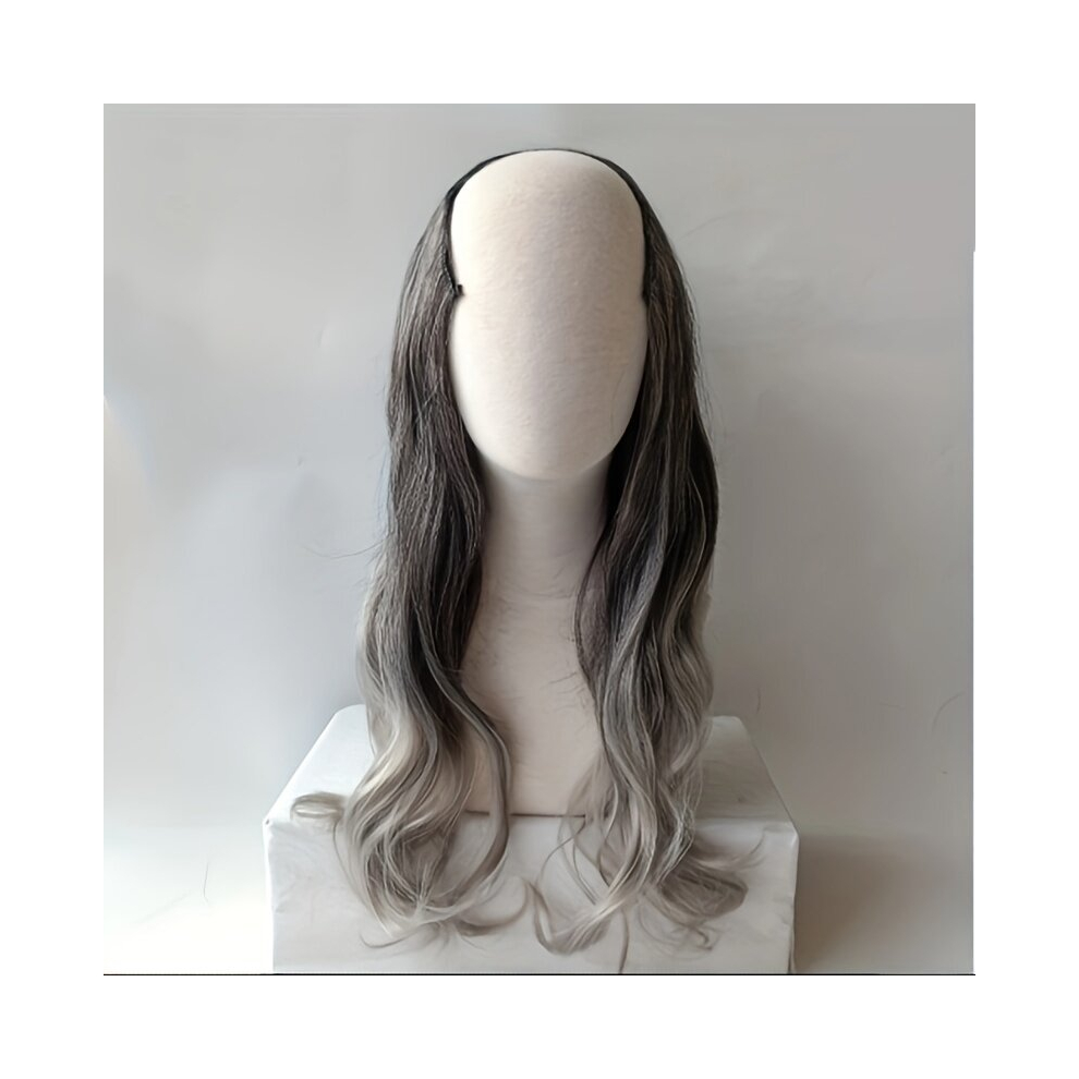 5clips Ombre Long Wavy Hair Pieces Synthetic Clip In Hair Extensions Natural Looking For Daily Use