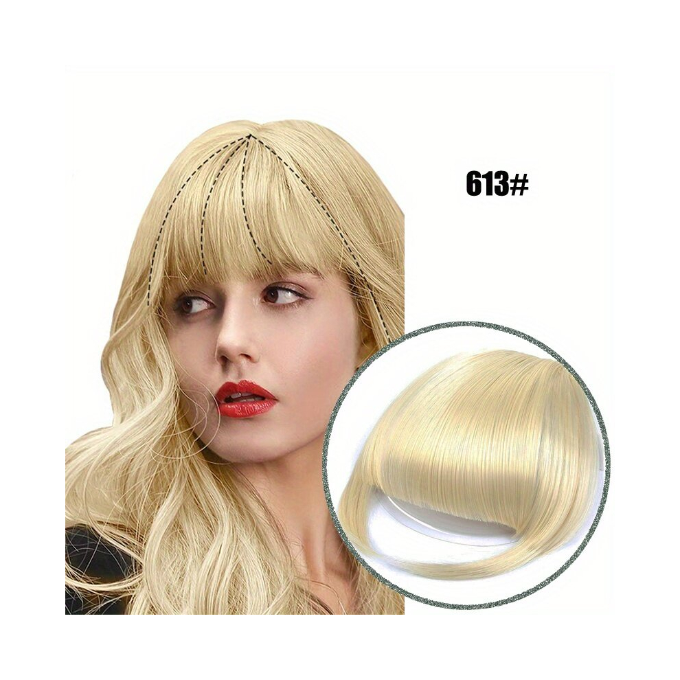 Unisex Multicoloured Clip In Bangs Human Hair Bangs Natural Wispy Bangs Air Bangs 100 Human Hair Clip On Fringe Bangs Natural Flat Neat Bangs With Temples Clip Bangs For W
