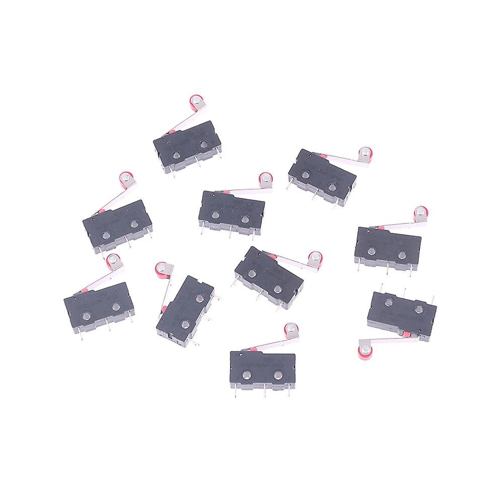 10Pcs Kw11-3Z 5A 250V Micro Switch Microswitch 3 Feet Limit Switch With Wheels 9379873056379
