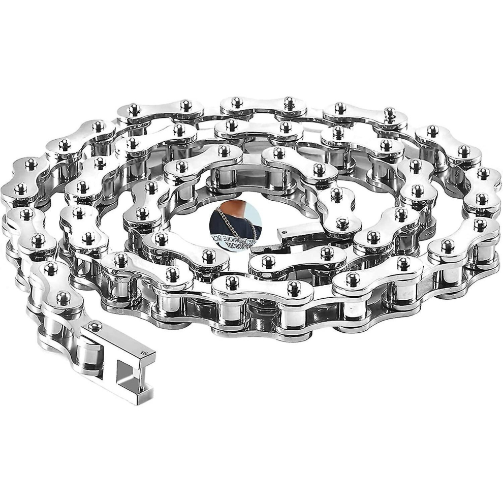 Punk Rock Bike Motorcycle Necklace Men 316l Stainless Steel Bicycle Biker C
