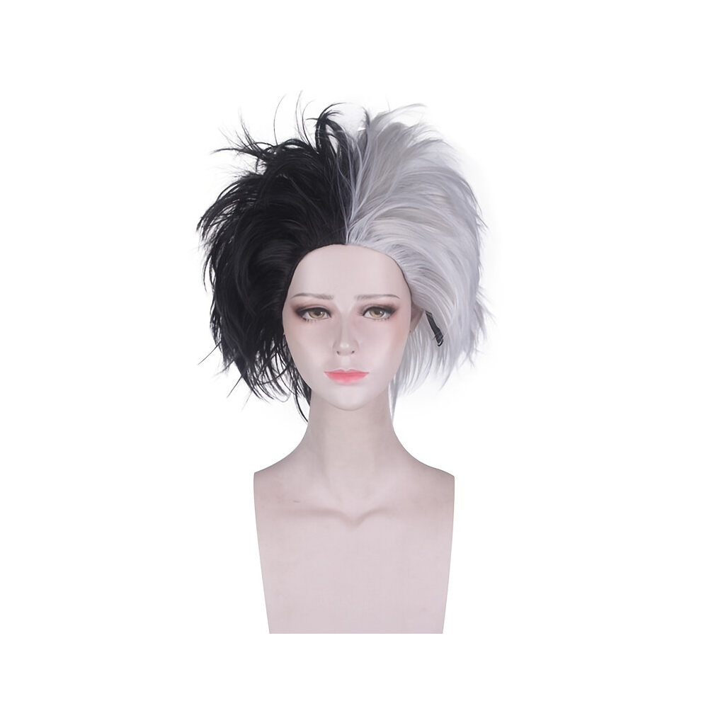 Unisex Multicoloured Costume Wigs And Short Straight Wig Synthetic Wig Movie Cosplay Wig For Halloween Cosplay Party