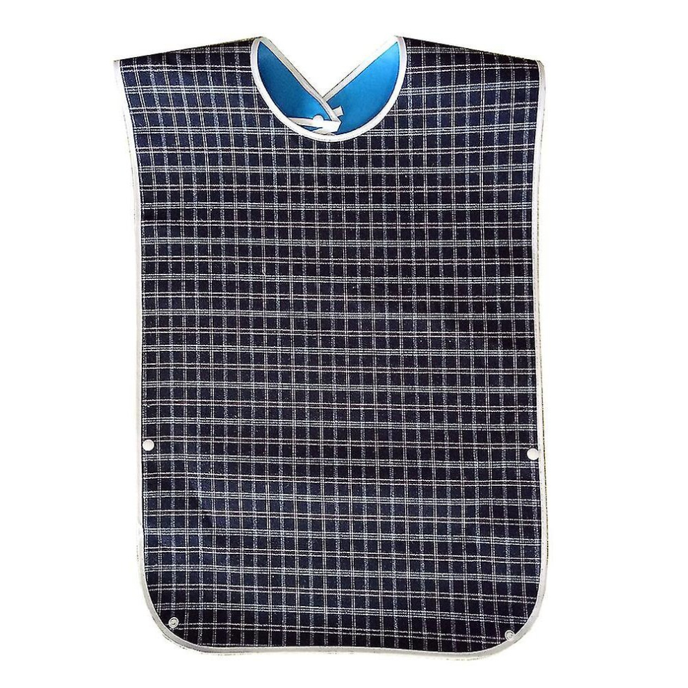 Adult Bibs For Eating With Optional Crumb Catcher, Disability Aid Apron, Waterproof Dining Bibs Clothing Protectors - Long Washable Reusable Bib