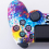 Sony Ps4/slim/pro Dualshock 4 Controller Water Transfer Camouflage Silicone Case With Thumb Grip 2