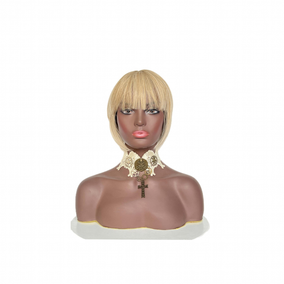 Short Straight Bob Cut Synthetic Wig Beginners Friendly