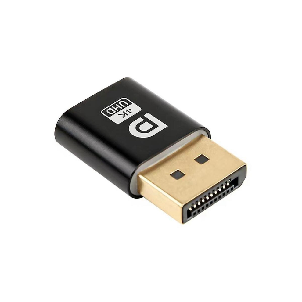 4K Displayport Dummy Plug Dp Virtual Display Adapter Edid Headless Ghost Emulator For Pc Graphics V 9317312046192