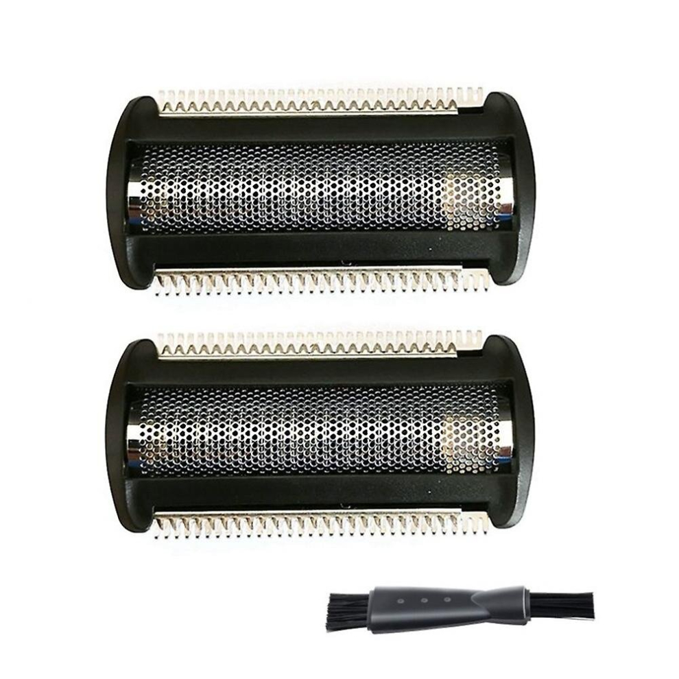 2pcs Bg2000 Replacement Body Groomer Foil Head For Bodygroom Bg7040 Bg7030 Bg5025 Bg2039