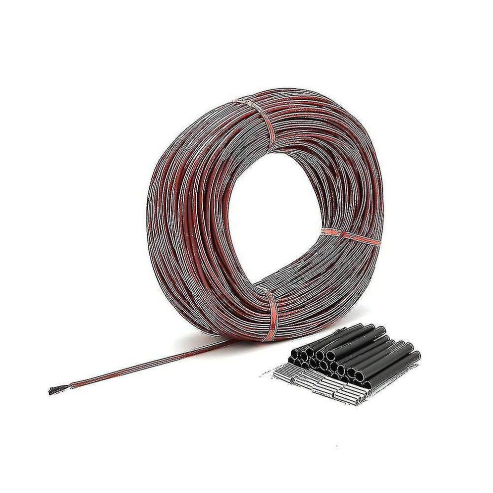 3Mm 12K 33 Carbon Fibre Heating Wire 200 High Temperature Far Infrared Silicon Rubber Warm Floor Heating Cable 9317312047441
