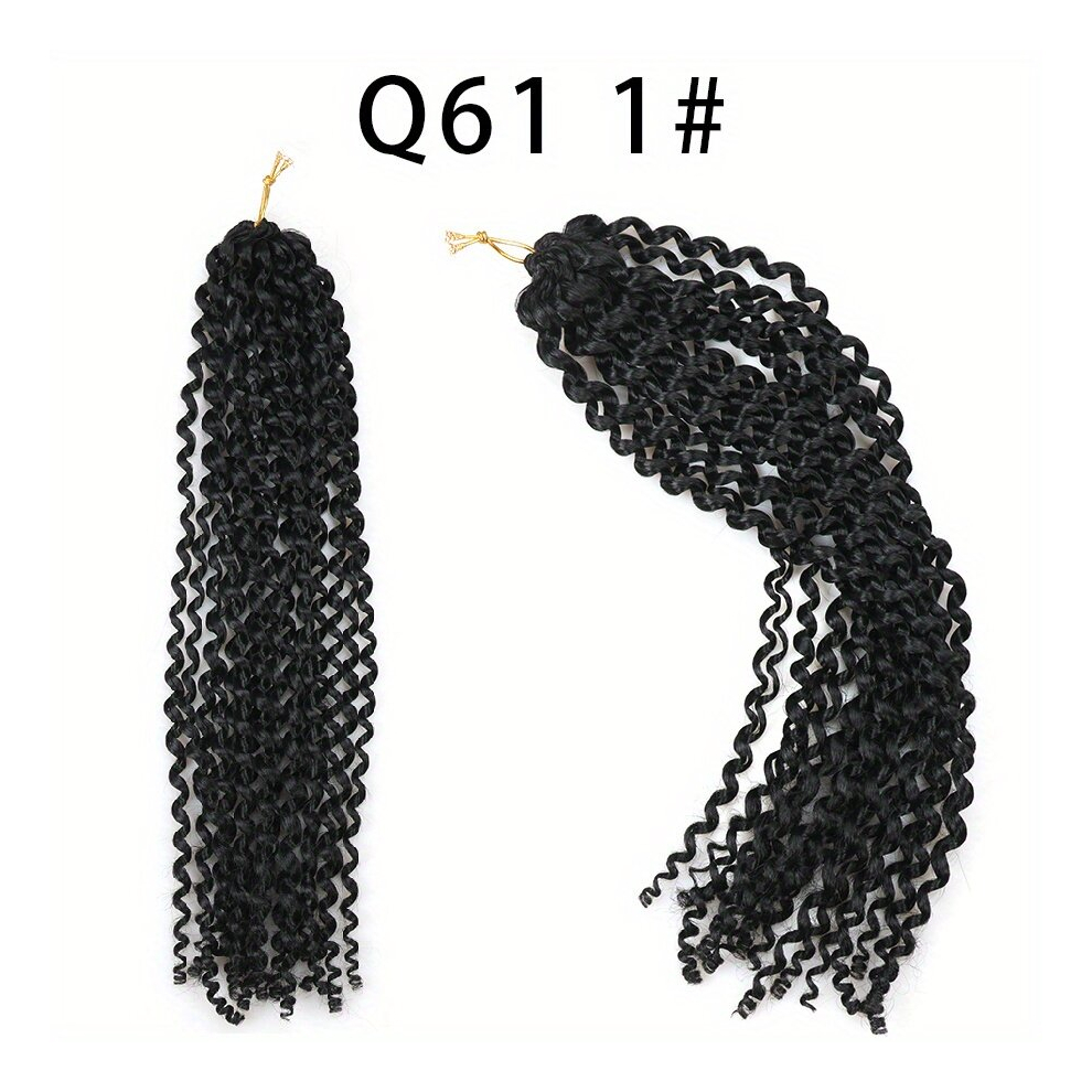 Unisex Multicoloured Passion Twist Faux Locs Hair Ombre Long Curly Hair Synthetic Crochet Hair Extensions Natural Looking For Daily Use 45