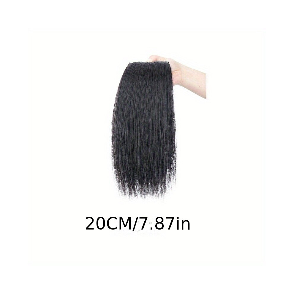 Long Straight Hair Pads Synthetic Clip In Hair Extensions Natural Looking For Daily Use