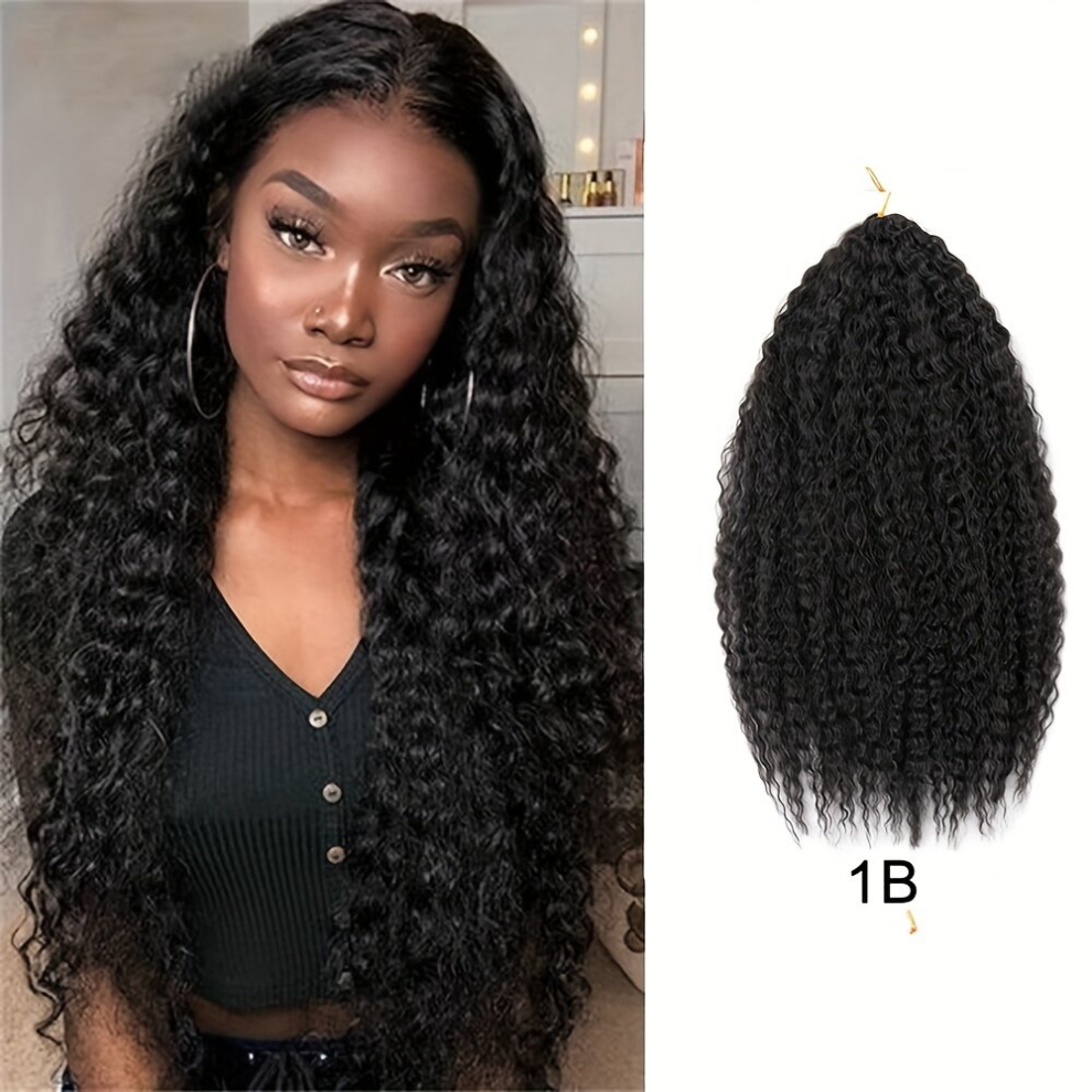 50 8 Cm Synthetic Afro Roots Brazilian Crochet Braid Twist Hair Extensions Wave Synthetic Crochet Braiding Hair For Women 50 1B 27