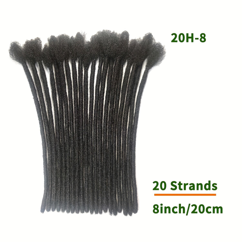 Unisex Multicoloured 20 Strands Backcomb Twisted Dreadlocks Extensions Synthetic Dreadlocks Accessories Punk Hip Hop Reggae Hair Braiding Wigs Faux Locs Dreads For Men Wom