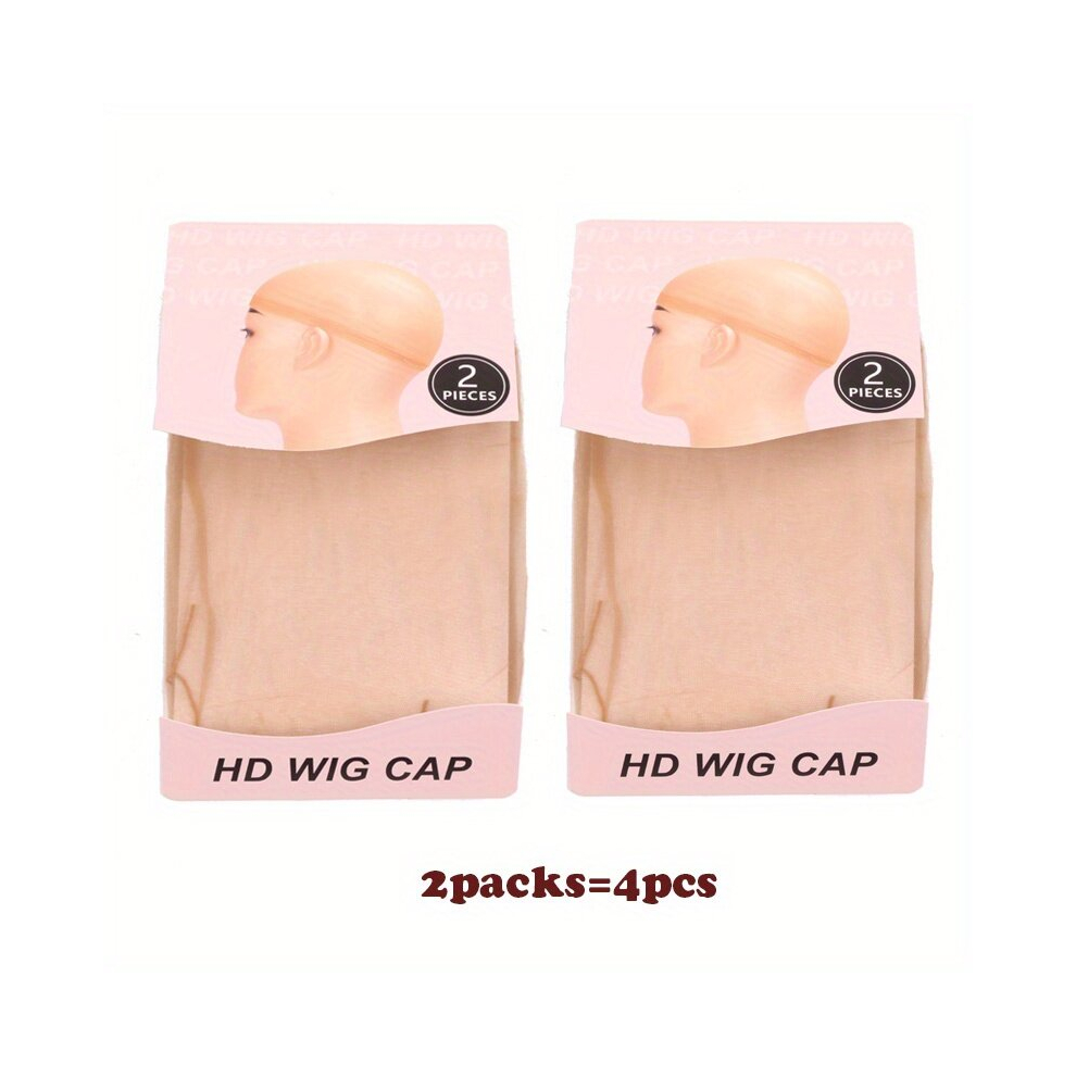 Unisex Multicoloured 2 3 5Packs Hd Wig Caps Elastic Breathable Invisible Wig Caps Perfect For Professional Use