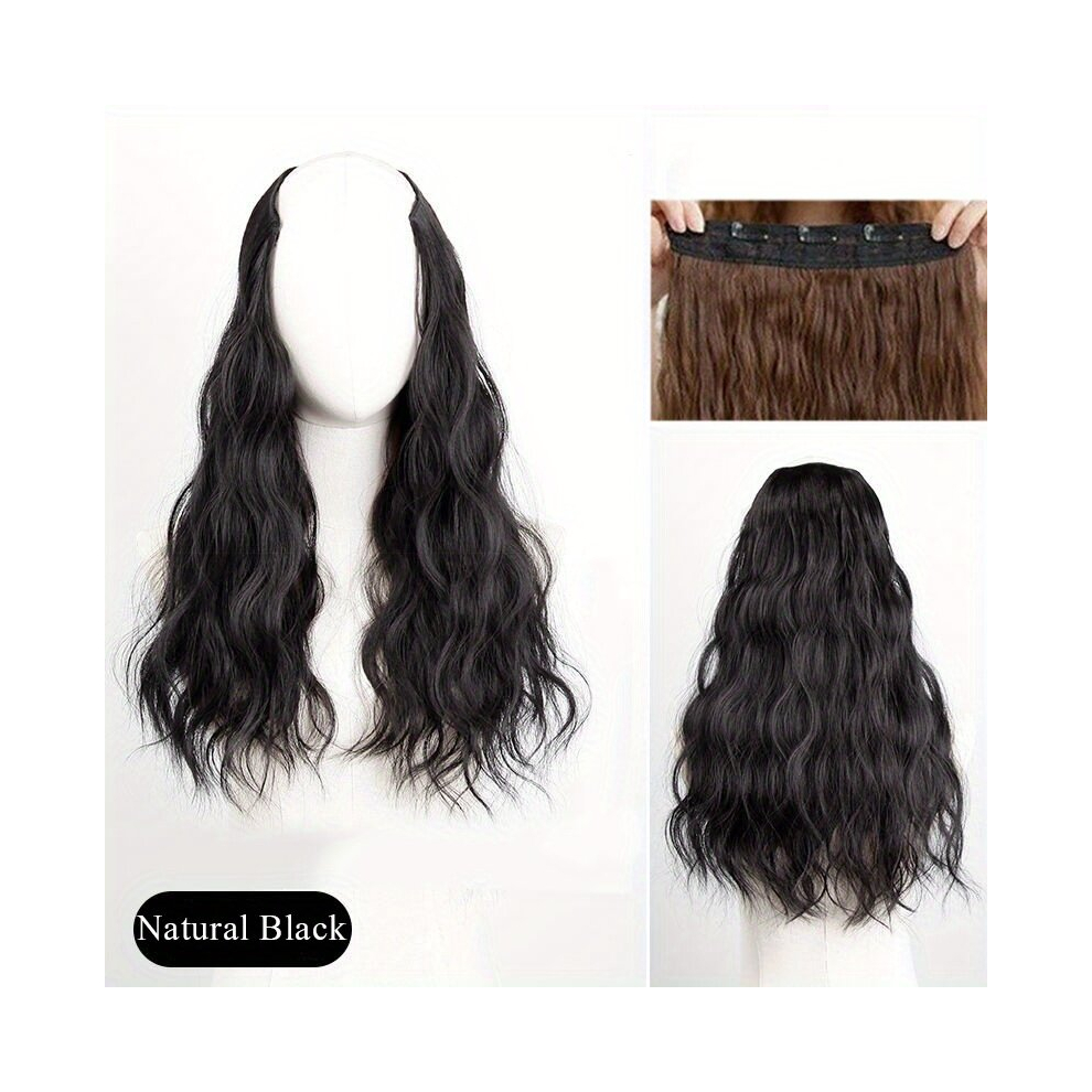 Long Curly Synthetic Clip In Hair Extensions Add Volume and Style to Your Hair