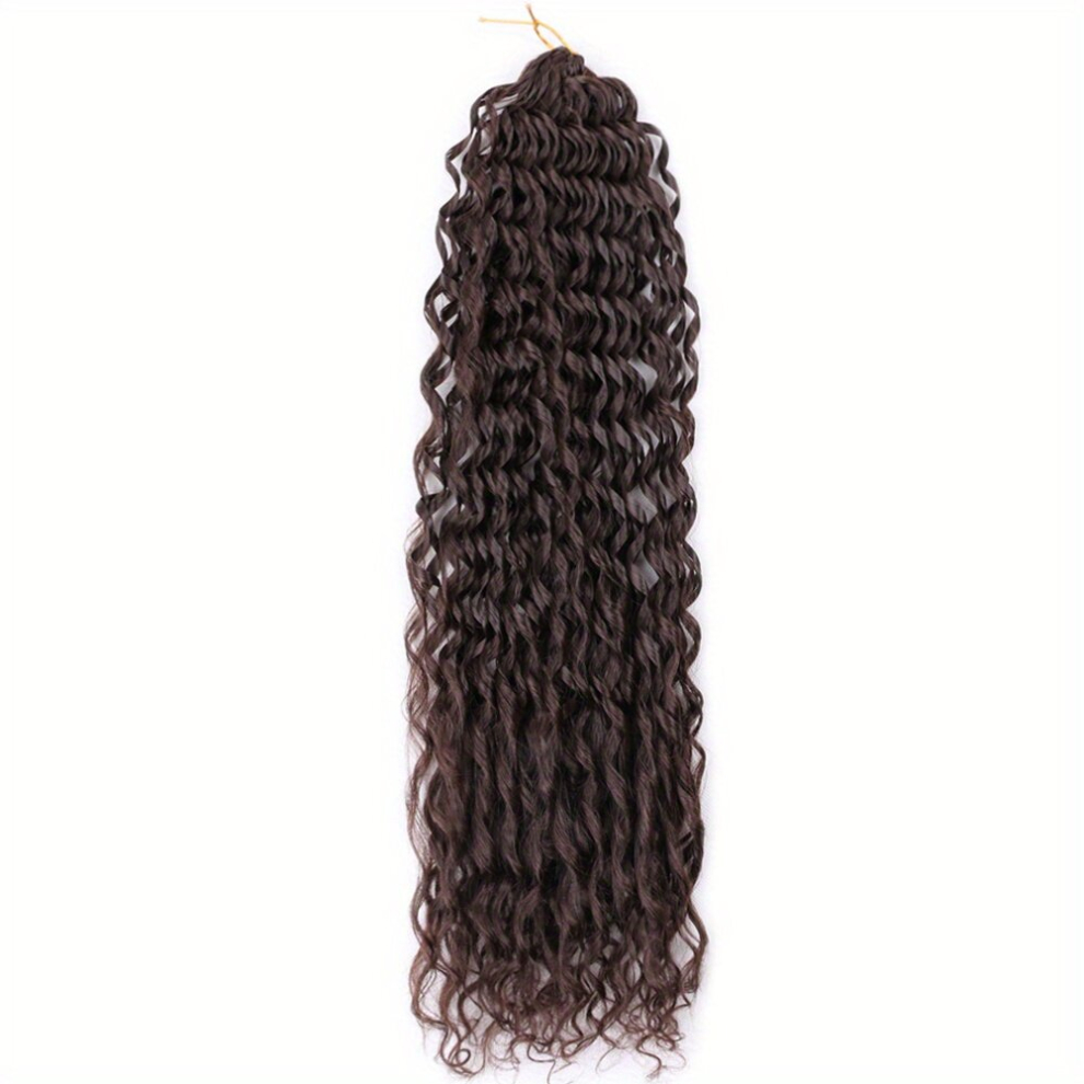 Loose Water Wave Crochet Braiding Hair Extensions Ombre Synthetic Fiber Deep Wave Twist Crochet Braids Hair Extensions For Women