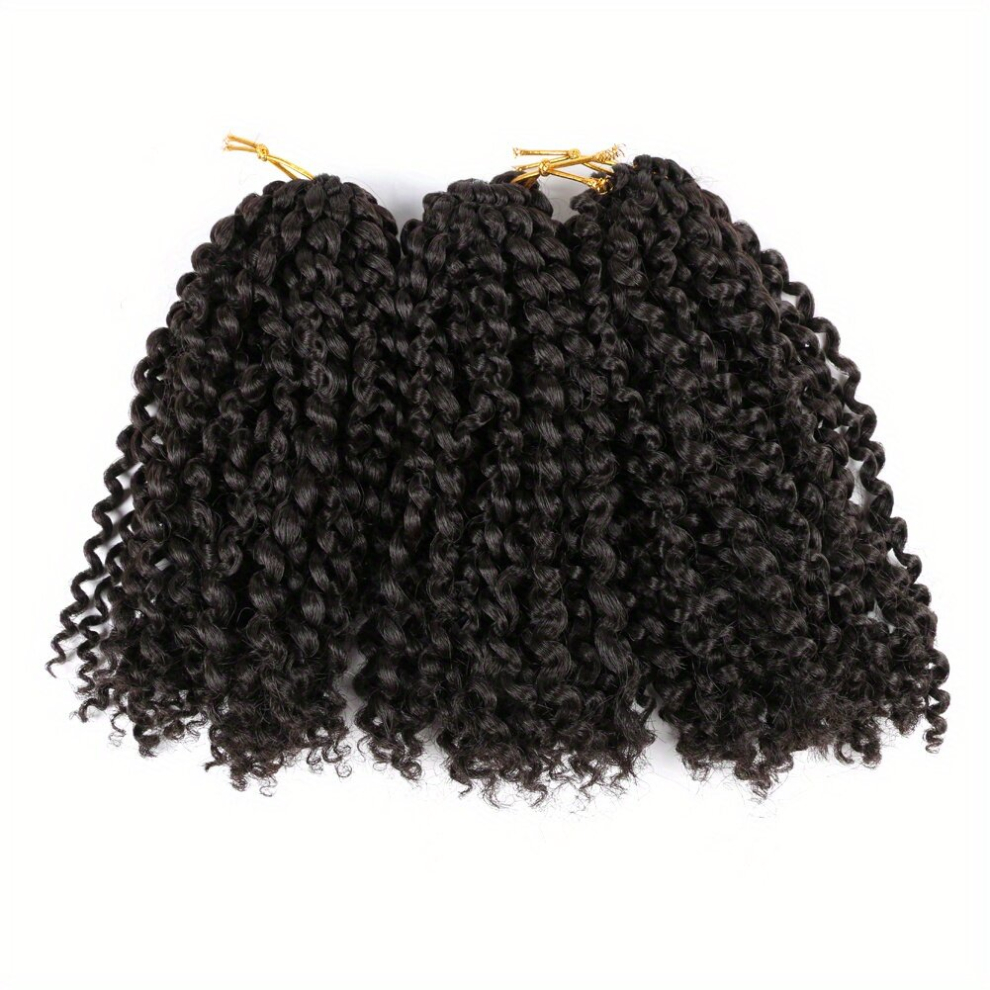 Ombre Long Kinky Curly Hair Synthetic Crochet Hair Extensions Natural Looking For Daily Use