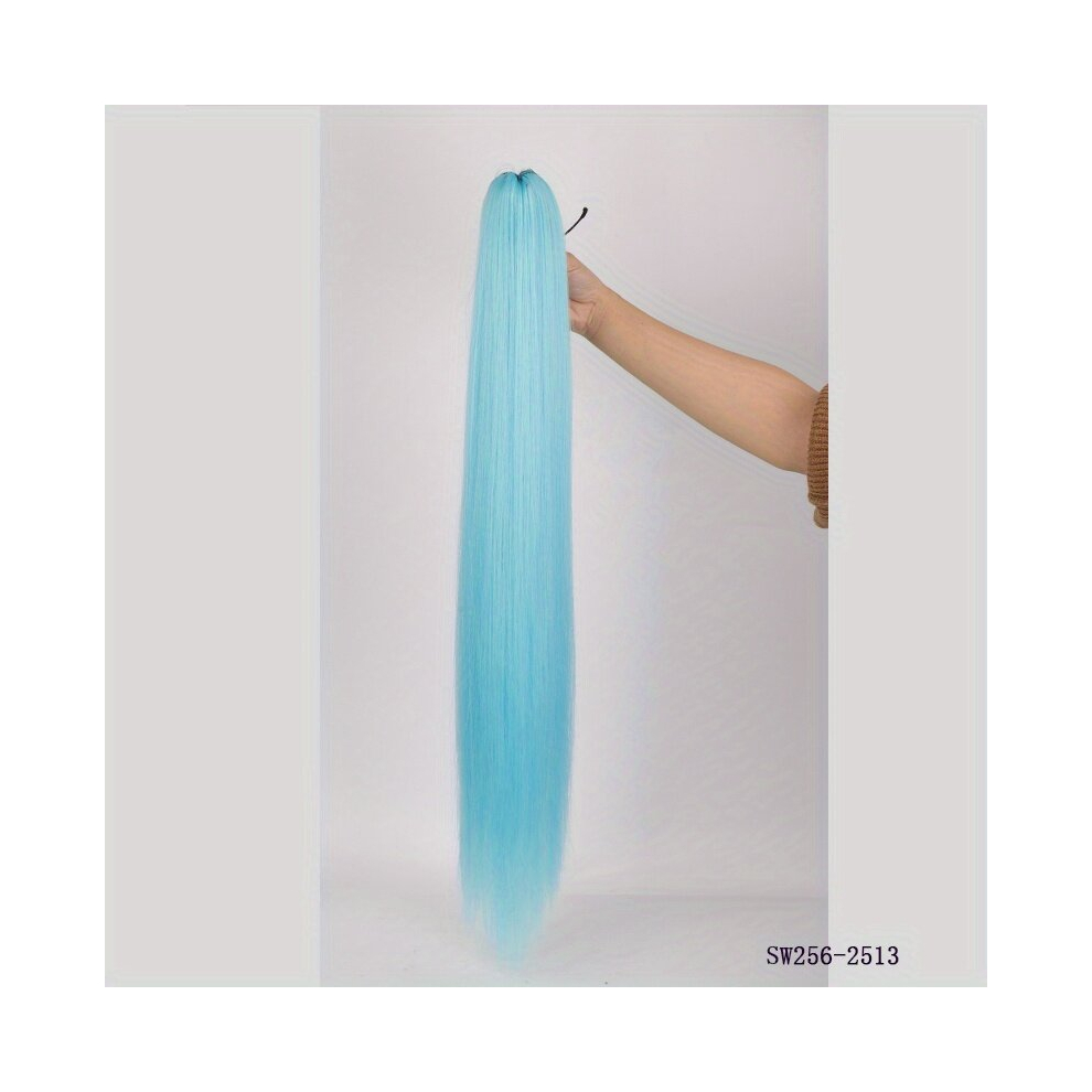 81 28 Cm Long Straight Ponytail Extensions Claw Clip In Long Ponytail Extensions Long Straight Hairpieces