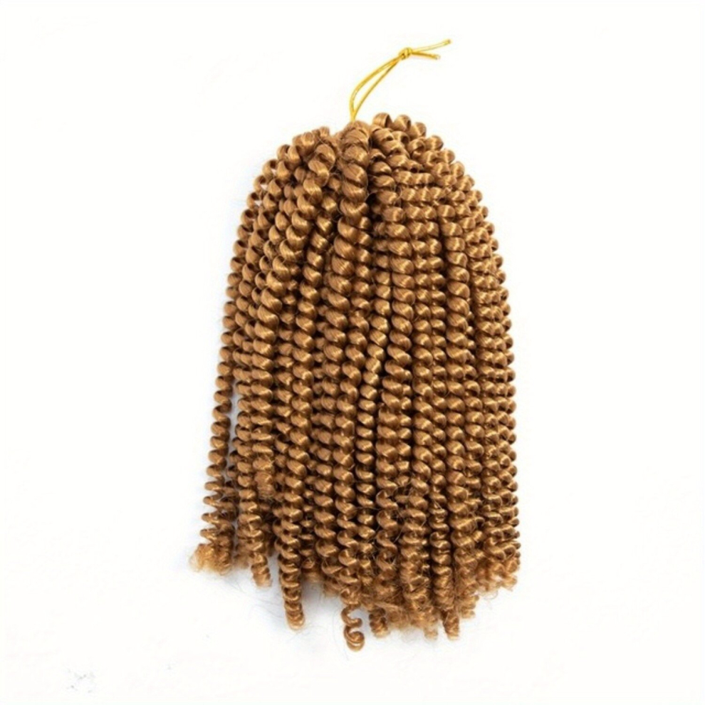 Unisex Multicoloured Spring Twist Crochet Braids Hair Extensions 20 32 Cm Synthetic Bomb Twist Passion Twist Hair Extensions For Women