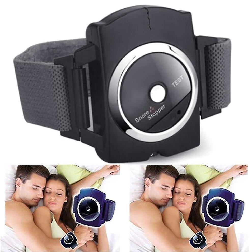 Anti-snoring Wristband, Smart Snore Stopper Stop Snoring Watch Bracelet, Infrared Ray Detects Sleeping Aid Biosensor1 Pcs