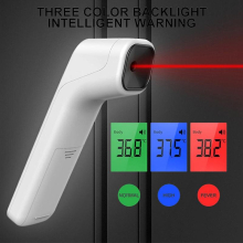Non-contact Infrared Thermometer Handheld Digital Forehead Thermometer Portable Body Object Temperature Gauge C/f Switchable Lcd Backlight Display For