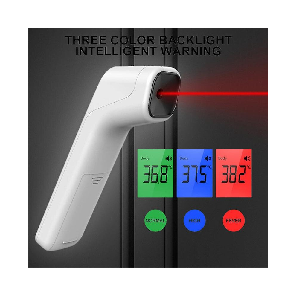 Non-contact Infrared Thermometer Handheld Digital Forehead Thermometer Portable Body Object Temperature Gauge C/f Switchable Lcd Backlight Display For