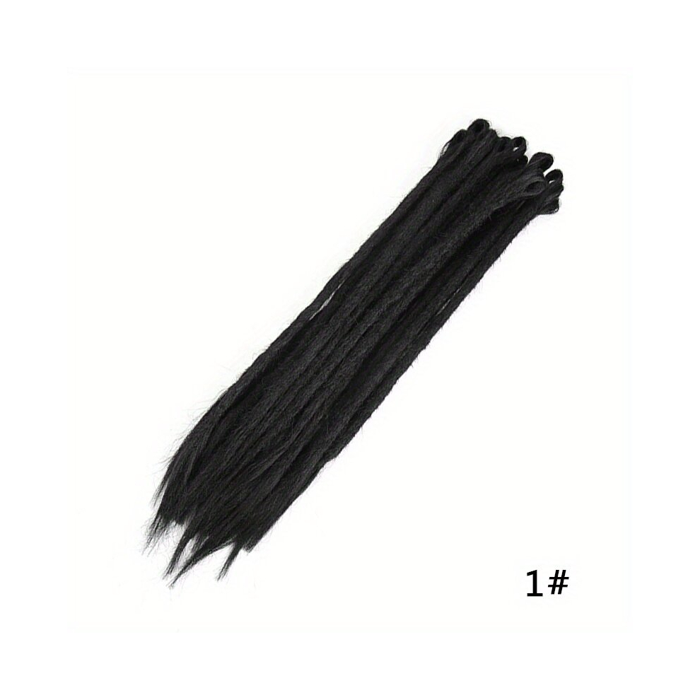 Unisex Pink,Brown,Multicoloured 5 Strands Pack 50 Dreadlocks Extensions Crochet Braids Reggae Hair Hip Hop Style 5 Strands Faux Locs Braiding Crochet Hair For Women Men Pink Brown Gr