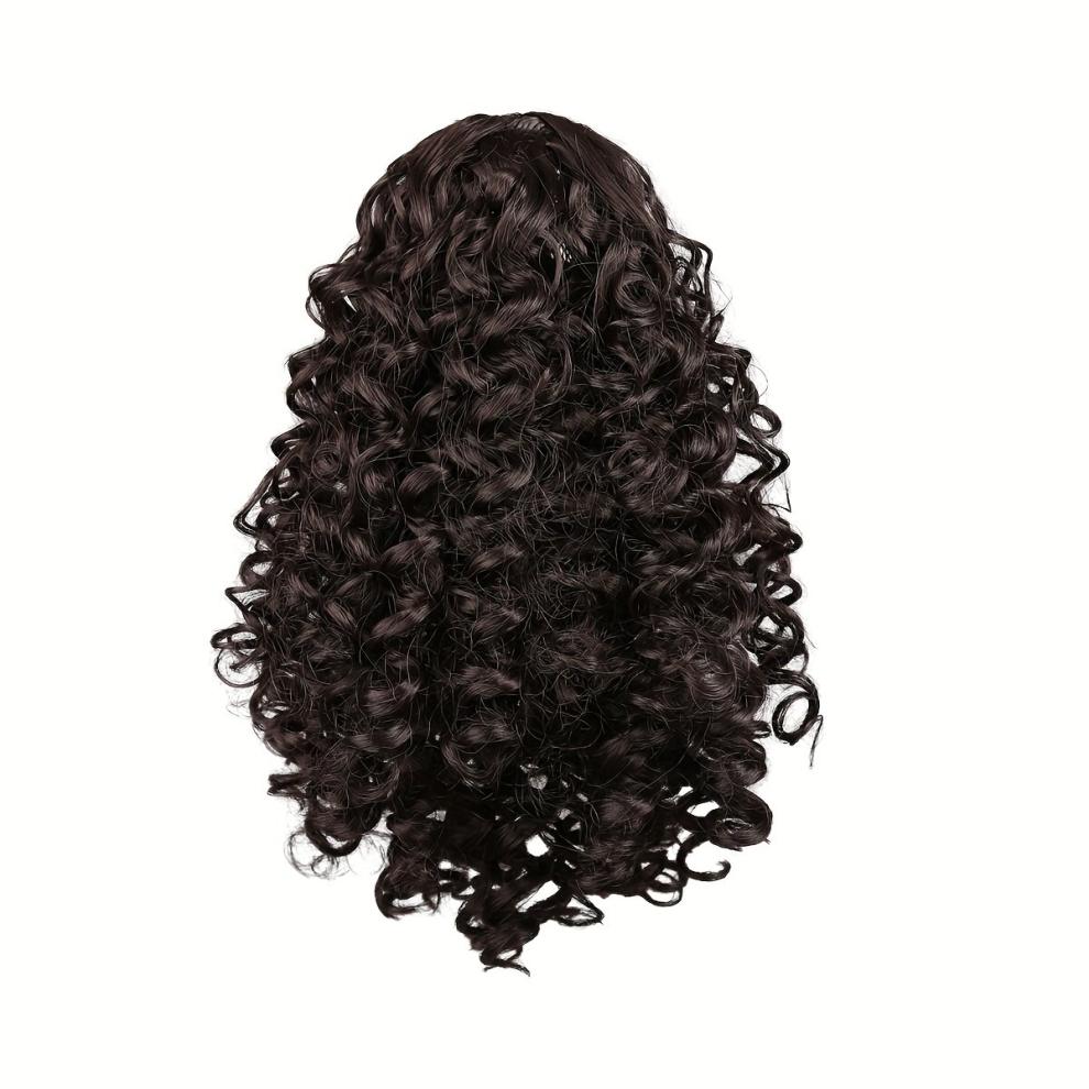 Drawstring Ponytail For Women Kinky Curly Ponytail Extension For Women Synthetic Hair Extensions Ponytail 33 02 Cm