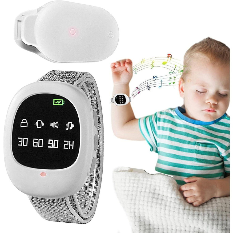 Bedwetting Alarm For Children, Wireless Bedwetting Alarm, Rechargeable Potty Training Watch, Bed Wetting Alarm