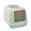 Living And Home Large Hooded Top Entry Cat Litter Box with Scoop 5