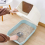 Living And Home Large Hooded Top Entry Cat Litter Box with Scoop 4