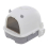 Living And Home Little Devil Design Enclosed Cat Litter Box 3