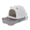 Living And Home Little Devil Design Enclosed Cat Litter Box 4