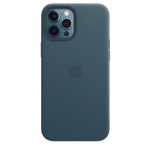 Iphone 12 Pro Max Leather Case With Magsafe - Baltic Blue