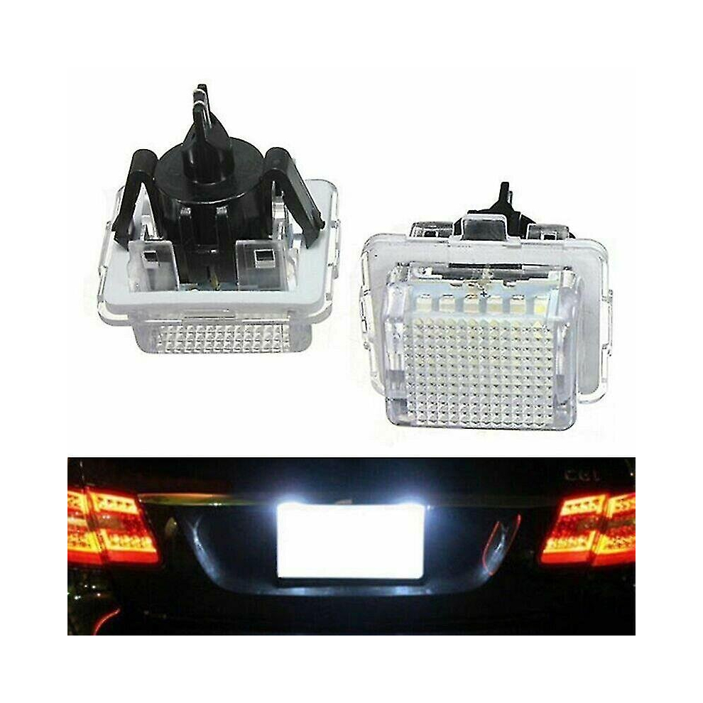 For Mercedes Benz Led License Number Plate Lights W204 W212 W221 Cl E S C-Class 9379873078029