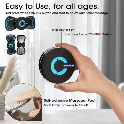 Portable Mini Electric Neck Back Massager Cervical Massage Stimulator 2