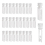 30pcs Vertical Blind Replacement White Stems For Vertical Blind Vertical Blind 1