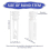 30pcs Vertical Blind Replacement White Stems For Vertical Blind Vertical Blind 3