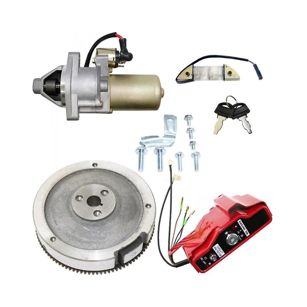 Electric Start Kits Gx270 For Honda Gx270 Gx240 Generator Housing Starter Motor Flywheel Charge Coil Switch