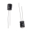 100 Pcs 25v 100uf 105c Lead Electrolytic Capacitors 3