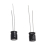 100 Pcs 25v 100uf 105c Lead Electrolytic Capacitors 4