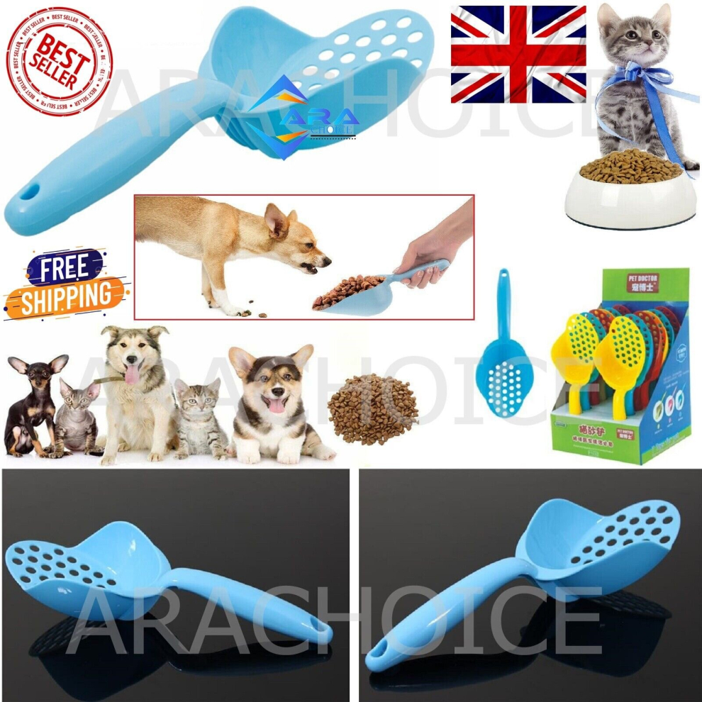 Plastic Litter Scoop Pet Dog Cat Sand Waste Scooper Spoon Cleaner Tool