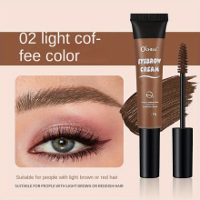 Long Lasting 4 Eyebrow Dye Cream Smooth Natural Waterproof Smudge Proof and in Light Brown Light Coffee and Deep Coffee Colors