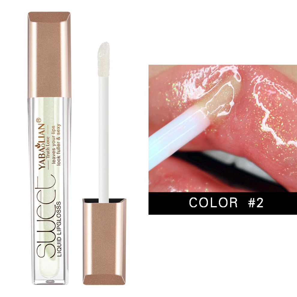 6 Sheer Lip Gloss Nude Transparent Lip Glaze Hydrating Dewy Jelly Lip Smudge Proof And Not Separated Lip Tint
