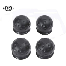 X 50 Mm Hitch Ball Cover, Tow Bar Hitch Ball Black Rubber