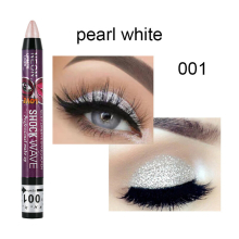 Long Lasting Matte and Polarized Glitter Eyeshadow Pencil and Lip Pencil Eyeliner Pen 18 Colors for Multifunctional Makeup