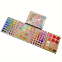 97 Colors Eyeshadow Palette Purpose Highlighter Blush Concealer Contouring Palette Romantic House Printed Packing