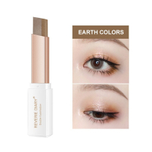 Two Tone Gradient Eyeshadow Stick Long Lasting Waterproof Eyeshadow Natural Mix Glitter Matte Velvet Eyeshadow Pen Easy Apply Cosmetics