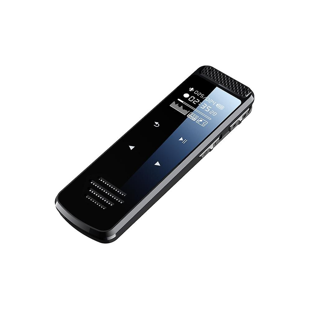 Dictaphone Bluetooth Voice Recorder with Dual Mics, 64GB, 100h Recording, 3072kbps HD Recording, Auto-Save, Password Protection, Call Recording