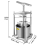 Fruit Wine Press Juice Press For Cider Vegetables Cheese Tinctures 3 L 5